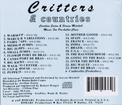 画像1: CD／Critters & Countries