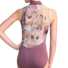 画像2: エインズリーウェア｜ZIP FRONT SLEEVELESS LEOTARD レオタード｜デザートローズ (2)