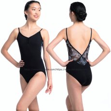 画像1: エインズリーウェア｜ALLEGRA PINCH LEOTARD WITH PAISLEY PRINT レオタード (1)