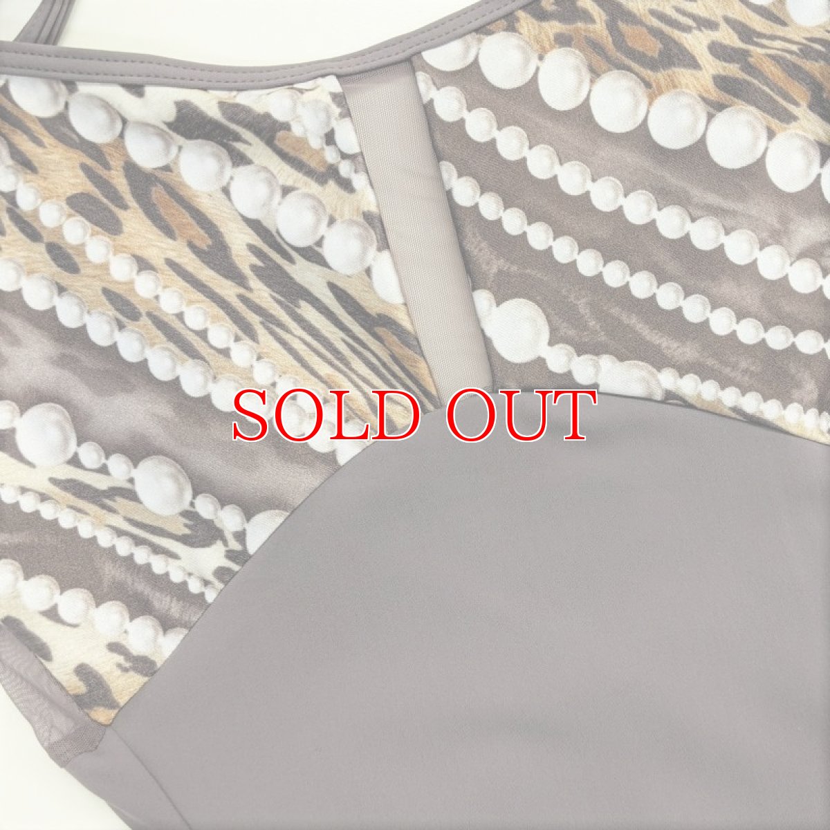 画像5: 廃盤セール｜グリシコ【Contrasts】プリントキャミソールレオタード (5)