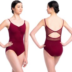 画像1: エインズリーウェア｜LIBERTY LEOTARD WITH MESH レオタード｜RUBY (1)