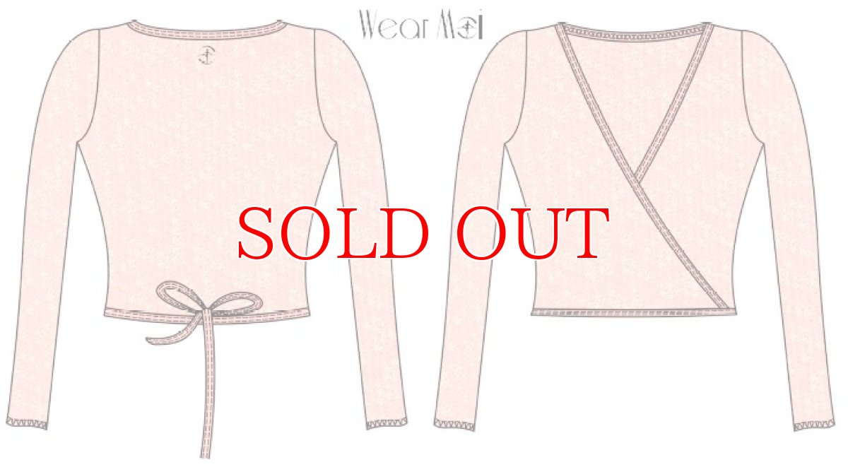 画像2: ★ウェアモア LEVANA ニットラップオーバートップ｜在庫限り (2)