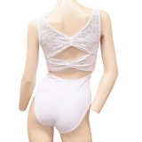 バレエ用品の【EVELYN】レースリボンバックレオタード