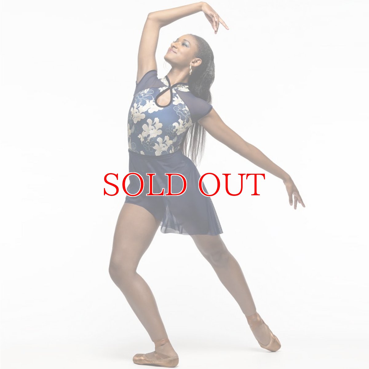 画像5: Eleve Dancewear エレベダンスウェア Mandy Dark Navy Blooms レオタード【数量限定】 (5)