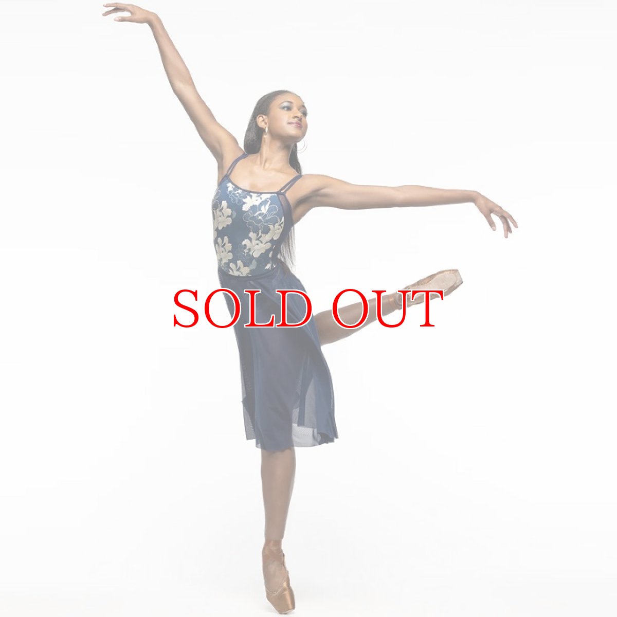 画像6: Eleve Dancewear エレベダンスウェア Kubra Dark Navy Blooms レオタード【数量限定】 (6)