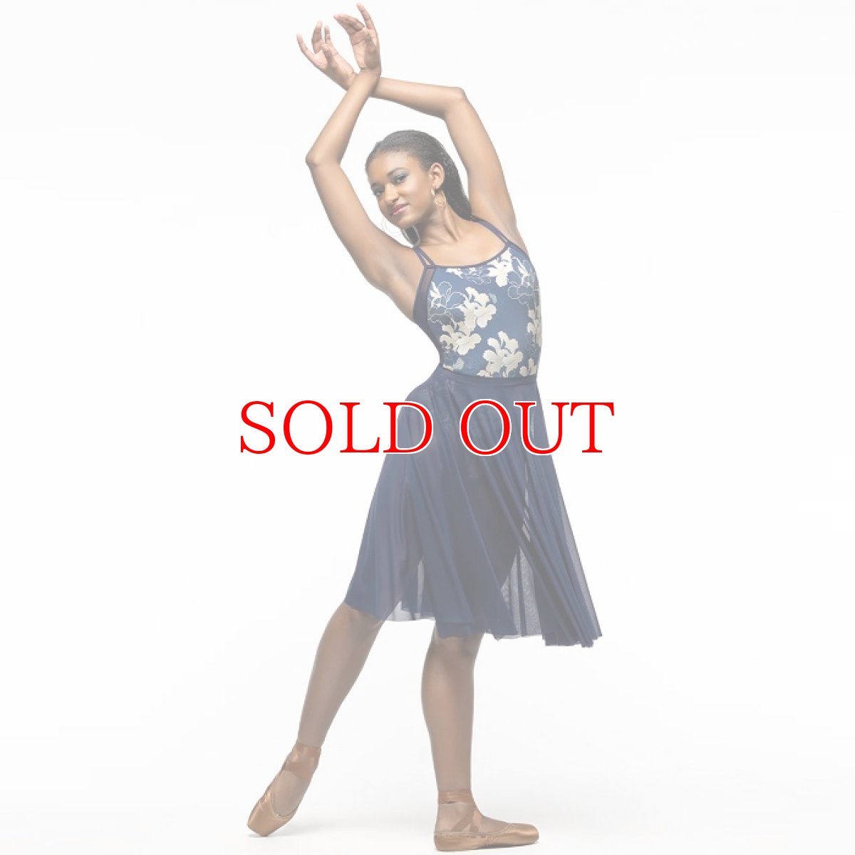 画像8: Eleve Dancewear エレベダンスウェア Kubra Dark Navy Blooms レオタード【数量限定】 (8)