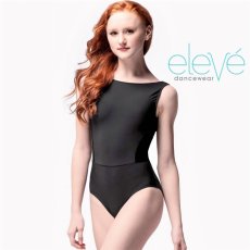 画像1: Eleve Dancewear エレベダンスウェア Allison Black Velvet レオタード【数量限定】 (1)