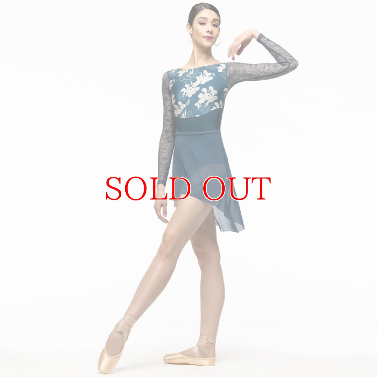 Eleve Dancewear（エレベダンスウェア） レディースバレエレオタード Lilli Deep Sea Blooms バックスタイル｜ダンスケイト