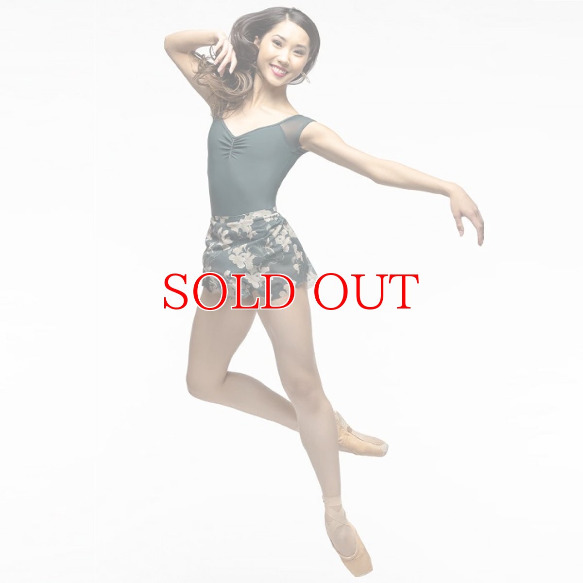 画像3: Eleve Dancewear エレベダンスウェア Tulip Skirt Dark Forest Blooms プルオン (3)