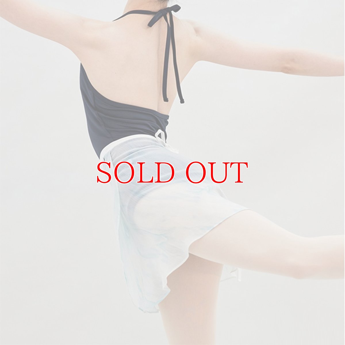 画像7: ERELL（エレル）BREEZE プリントラップスカート｜ブルー (7)