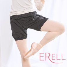 画像1: ERELL（エレル）STEAM サウナショートパンツ【薄め】ブラック (1)