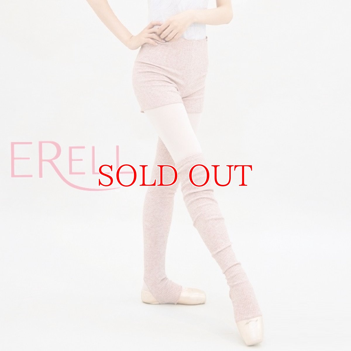 画像1: ERELL（エレル）BELLOA レッグウォーマー｜ピンク (1)