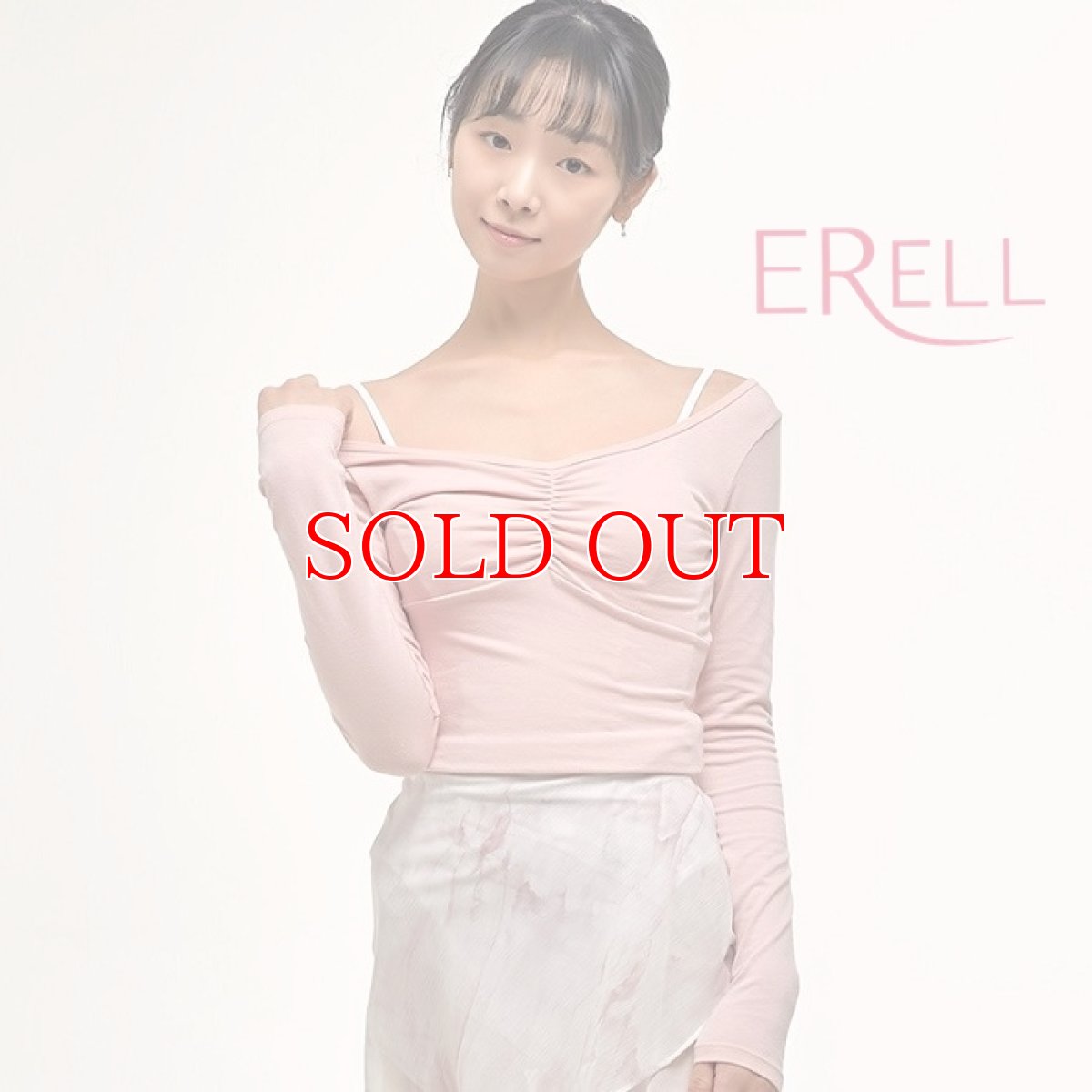 画像1: ERELL（エレル）NATALIE ロングスリーブ｜ピンク (1)