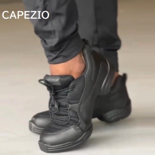 capezio DS11 ブラック 7M Capezio Black Dance Sneaker DS11