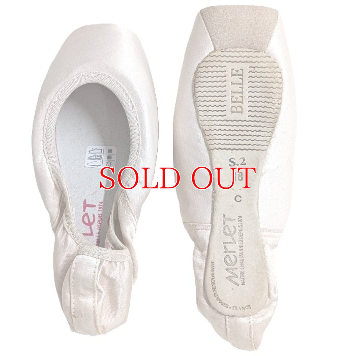 画像3: S2【BELLE】Merlet｜メルレ トウシューズ ベル S2シャンク (3)