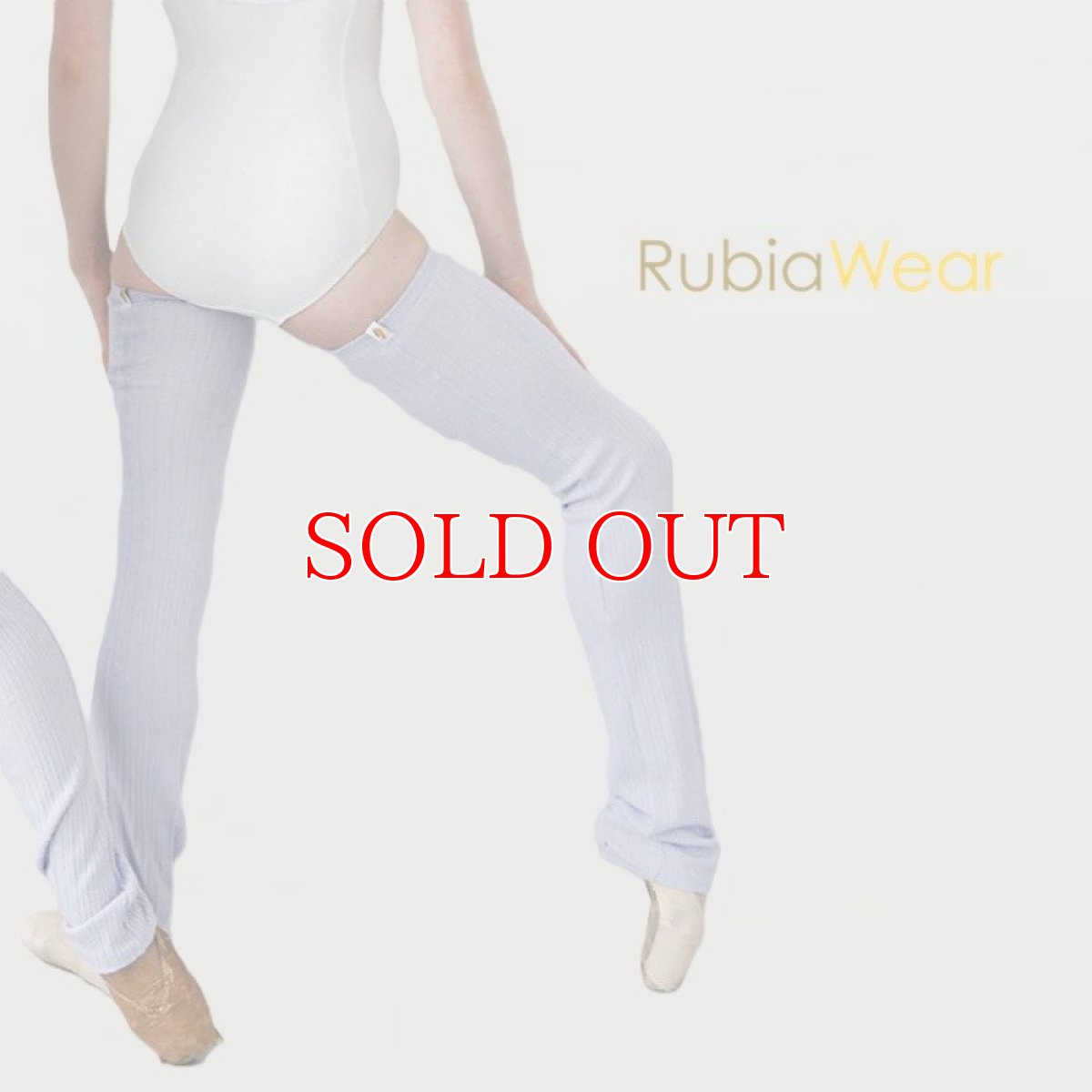 画像1: RubiaWear ルビア フルレッグウォーマー Lilac Garden (1)