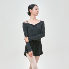 画像2: ERELL（エレル）JENNIE トップス｜スモーキーチャコール (2)