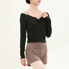 画像4: ERELL（エレル）JENNIE トップス｜スモーキーチャコール (4)