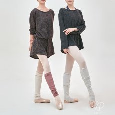 画像8: ERELL（エレル）COCO ロンパー｜メランジチャコールグレー (8)