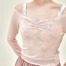 画像1: ERELL（エレル）JENNIE トップス｜ピーチ (1)