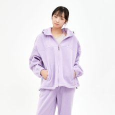 画像4: ERELL（エレル）POLLA HOODIE フードジャンパー｜ラベンダー (4)