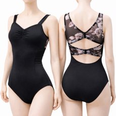 ダンスケイト プリントメッシュレオタード