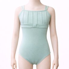 画像6: 【DYNA】ダブルストラップ フロントリボンレオタード (6)