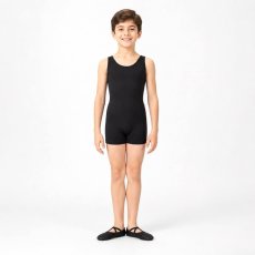 TOMMY トミー ボーイズ バレエ ユニショート 子供用 ブラック 正面