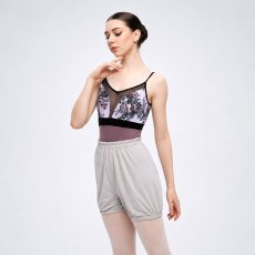 Grishko（グリシコ）サウナバルーンパンツ 0408 BAE（ベイ）Heat Retention Wear バレエショートパンツ 素材感｜ダンスケイト