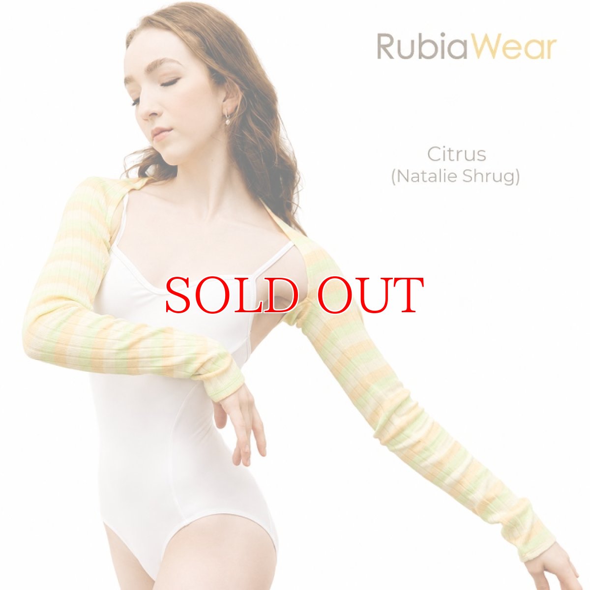 RubiaWear ルビアウェア Citrus シトラス Natalie Shrug ナタリーシュラッグ 着用イメージ 正面