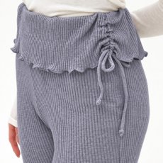 画像2: ERELL（エレル）Plie Knit Pants（プリエニットパンツ）チャコールヘザー (2)