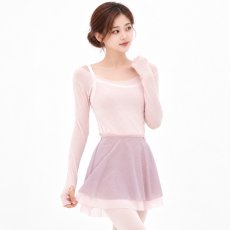 ERELL エレル Sugar T コットンピンク ロングスリーブ バレエウェア