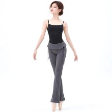 ERELL エレル Plie Knit Pants チャコールヘザー バレエニットパンツ