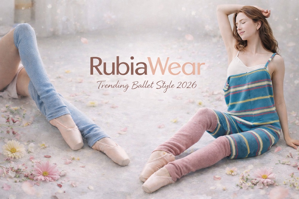 RUBIAWEAR（ルビアウェア）のレッグウォーマーを中心としたバレエニット特集。ウォームアップやレッスンにおすすめのダンスウェア