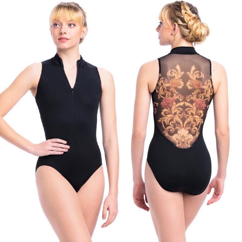 バレエ用品のエインズリーウェア｜ZIP FRONT LEOTARD WITH GRAND