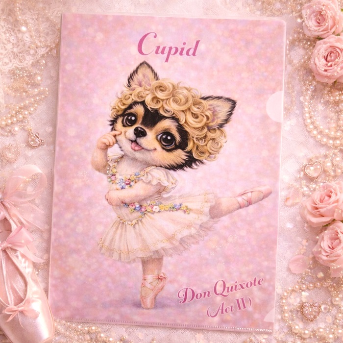 バレエ衣裳のチワワイラスト ドンキのキューピッド