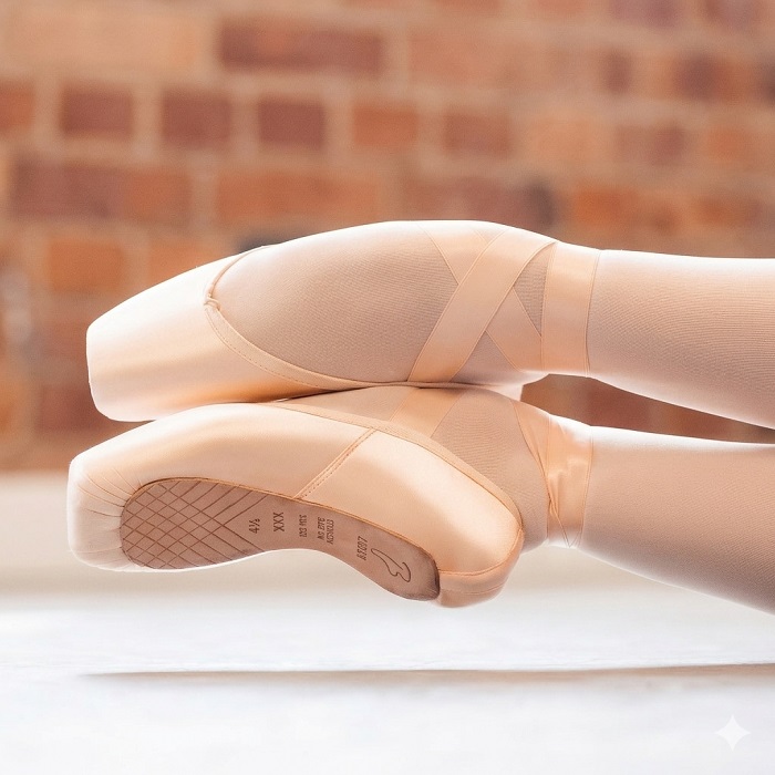 BLOCH バランスヨーロピアン トウシューズ 着用時のフィット感とライン