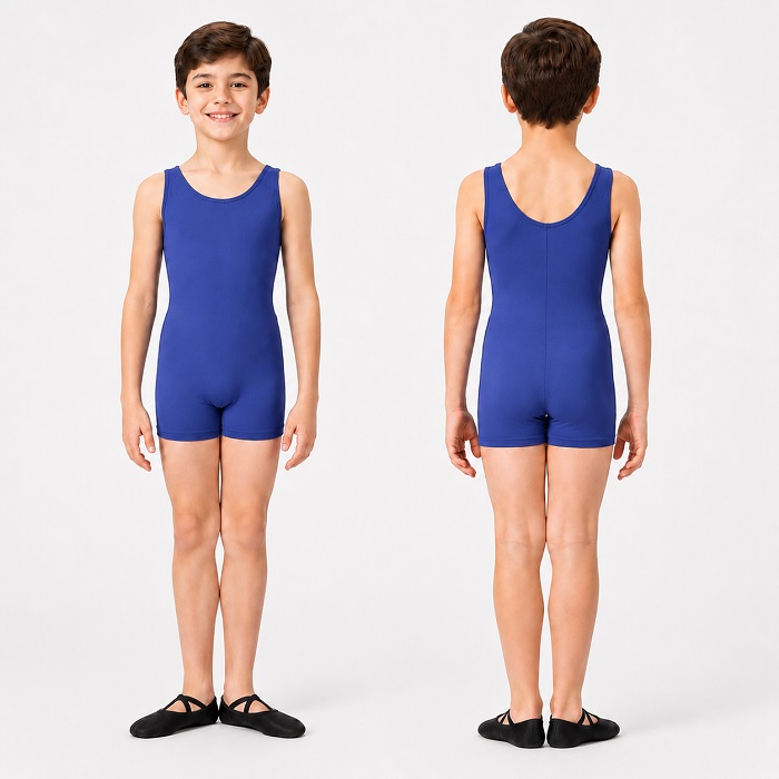 TOMMY トミー 子供用バレエユニショート ネイビーイメージ