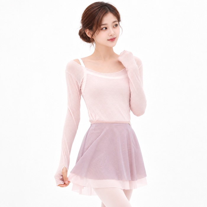 ERELL エレル Sugar T シュガーT コットンピンク バレエトップス