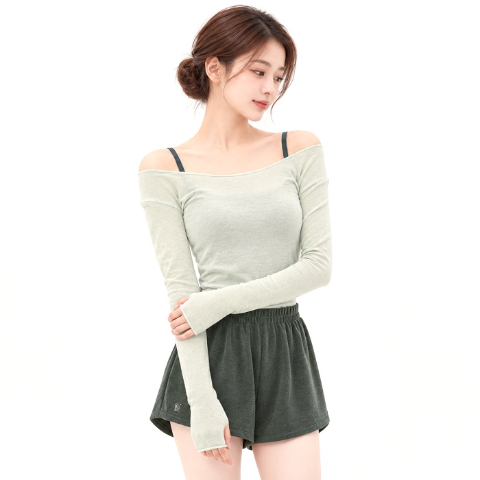 ERELL エレル Sugar T シュガーT アップルミント バレエトップス