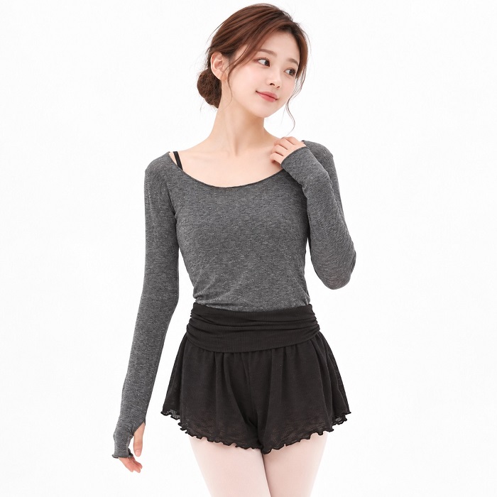 ERELL エレル Sugar T シュガーT ディムグレー バレエトップス