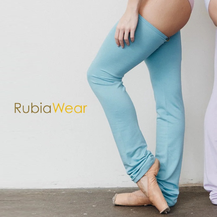 RubiaWear ルビアウェア Aquamarine アクアマリン レッグウォーマー 着用イメージ